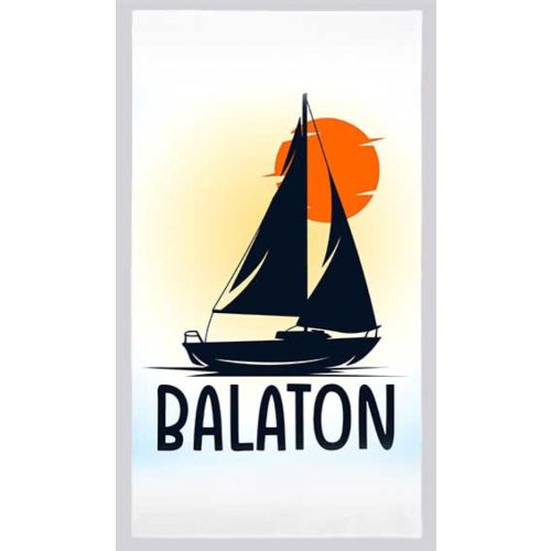 Balatonos törölköző, Balaton, vitorlás