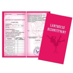 Vicces bizonyítvány, Lánybúcsú Vicces bizonyítvány, Lánybúcsú