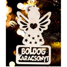Karácsonyfa dísz, Boldog karácsonyt, angyal
