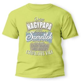 Vicces póló több színben, Drága nagypapa szeretlek