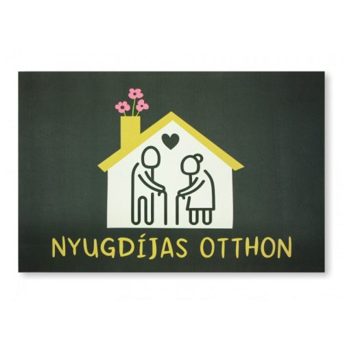 Vicces, tréfás lábtörlő, Nyugdíjas otthon