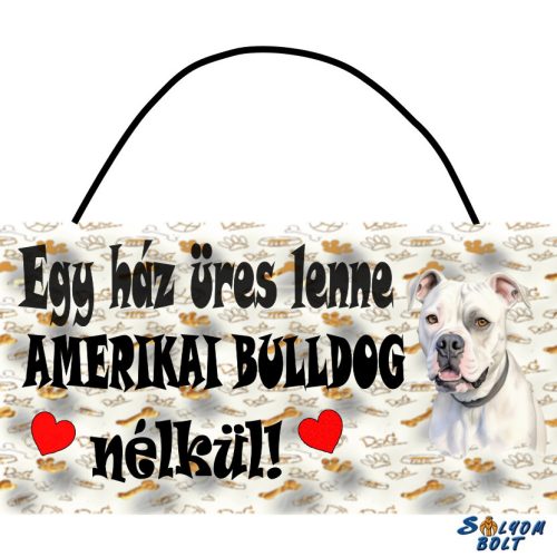 Kutyás falikép, Amerikai Bulldog