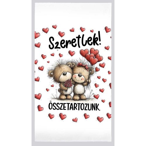 Szerelmes törölköző, Szeretlek, összetartozunk