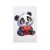 Vicces konyharuha, kéztörlő, Panda maci