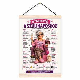 Vicces oklevél, Útmutató szülinaposhoz, nő