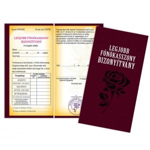 Vicces bizonyítvány, Legjobb főnökasszony Vicces bizonyítvány, Legjobb főnökasszony