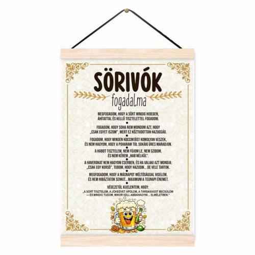Vicces oklevél, Sörivók fogadalma