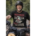 Vicces póló több színben, motoros szív, motoros lélek