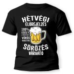Vicces póló több színben, Sörözés várható