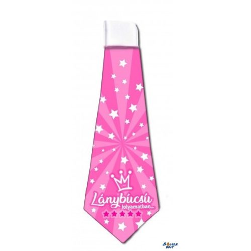 Nyakkendő, Lánybúcsú folyamatban, rózsaszín