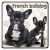 Kutyás hűtőmágnes, French Bulldog