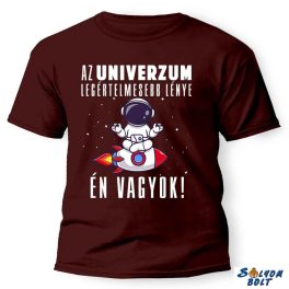   Vicces póló több színben, Az univerzum legértelmesebb lénye én vagyok