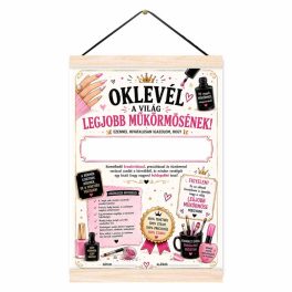 Vicces oklevél, A világ legjobb műkörmösének