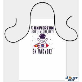   Vicces szakács kötény, Az univerzum legértelmesebb lénye én vagyok