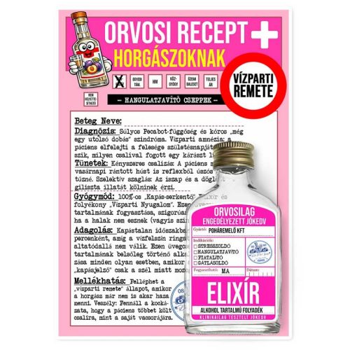 Vicces orvosi recept laposüveggel, Horgászoknak