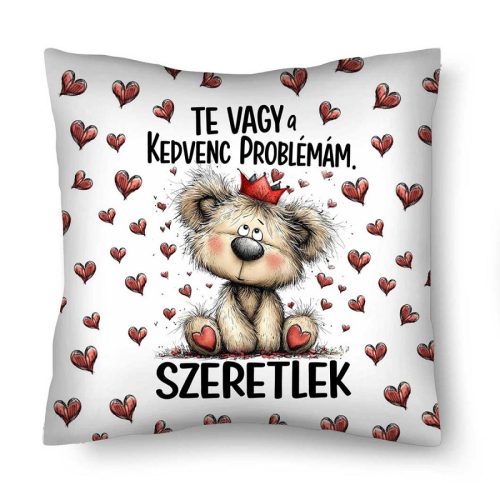 Kicsi díszpárna, Te vagy a kedvenc problémám