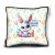 Húsvéti díszpárna, Nyuszika és színes tojások