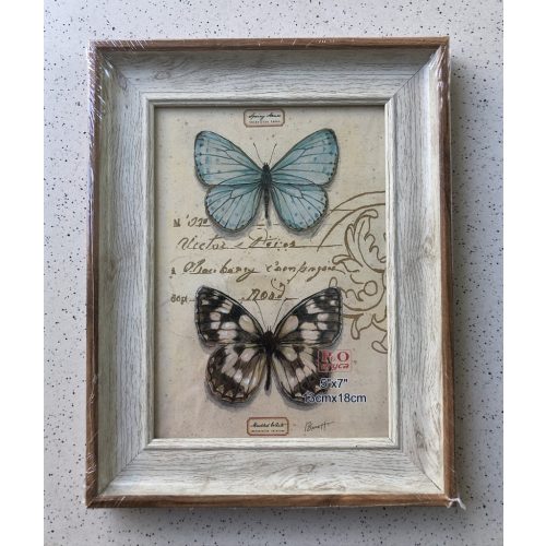 Fa hatású fényképkeret, 13 x 18 cm