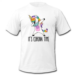 Vicces póló, Unikornis, It's Corona Time, L