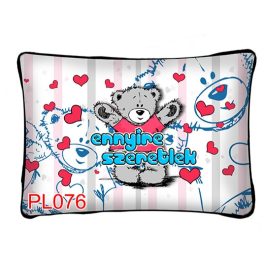   Díszpárna, szeretlek, maci, Ennyire szeretlek, szerelmes ajándék