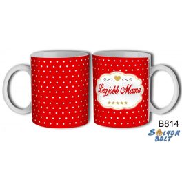 Bögre, Legjobb mama, piros