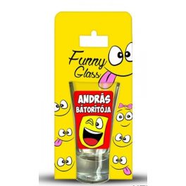 András pálinkás pohár