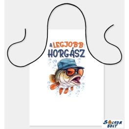 Vicces szakács kötény, A legjobb horgász