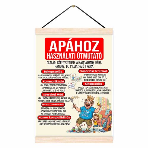 Vicces oklevél, Használati útmutató apához