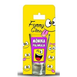 Mónika pálinkás pohár