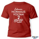 Vicces póló több színben, Esküszöm normális voltam 1,2,3 gyerekkel ezelőtt