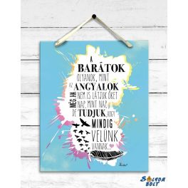 Dekor falikép, A barátok olyanok mint az angyalok