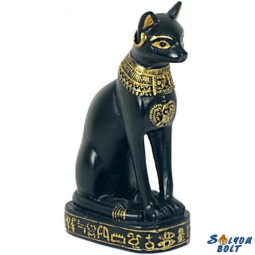 Bastet egyiptomi szobor, 8 cm