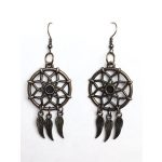 Álomfogó fülbevaló angyalszárnyakkal, kézműves termék