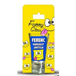 Ferenc pálinkás pohár
