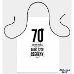 Vicces szakács kötény, 18 évembe került, különböző számokkal