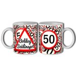 Bögre születésnapra, Boldog 18. 20. 30. 40. 50. 60. szülinapot, táblán