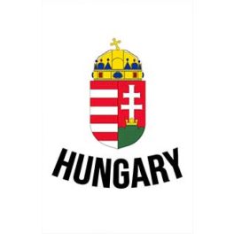 Szurkolói kéztörlő, konyharuha, Hungary, magyar címer