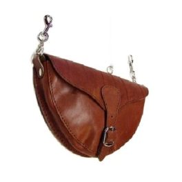 Női bőr váll-és övtáska  (barna) 