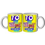 Bögre születésnapra, 18, 20, 30, 40, 50, 60, 70 évembe került