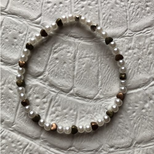 Szívem gyöngyharmónia karkötő