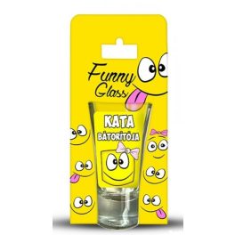 Kata pálinkás pohár