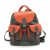 Több zsebes hátitáska, hátizsák, fekete - piros