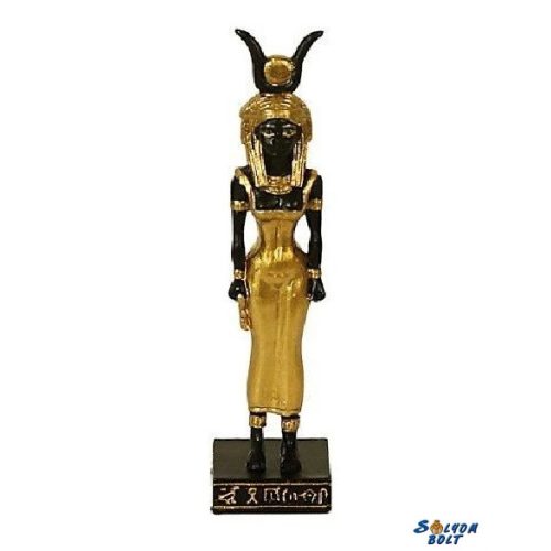 Isis (Izisz)  egyiptomi istennő szobor, 8 cm
