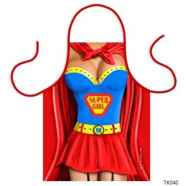 Vicces szakács kötény, Super Girl, szuper lány