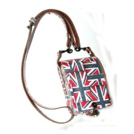 Női bőr válltáska, oldaltáska, angol zászlós