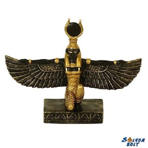 Isis (Izisz)  egyiptomi istennő szobor, kicsi, szárnyas