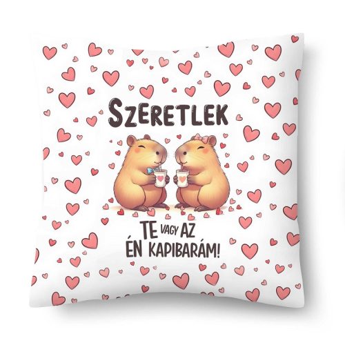 Kicsi díszpárna, Szeretlek, te vagy az én kapibarám