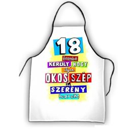   Születésnapi kötény, 18, 20, 30, 40, 50, 60, 70 évembe került