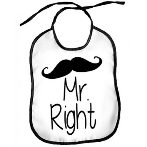 Vicces előke, Mr Right