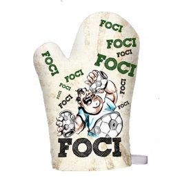 Vicces edényfogó kesztyű, Foci
